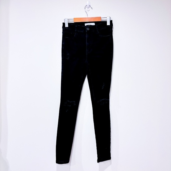 GARAGE – Black distressed skinny jeans | Stretch denim • - Picture 5 of 11